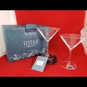 Waterford Marquis Crystal Vintage Martini Glasses